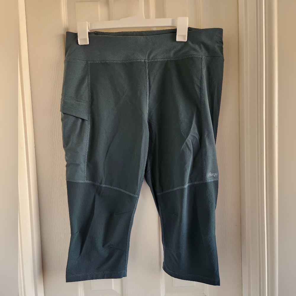 Bergans of Norway Womens Hiking Leggings Fløyen V2‎ 3/4 Pants Size L